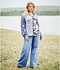 Nurture by Westbound Plus Size Wide Leg Front Seam Back Dart Pocket Trousers, Color:Medium Blue - Image 5