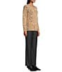 Nurture Cheetah Print Long Sleeve Crew Neck Sweater - Image 4
