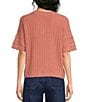 Nurture Elbow Sleeve V-Neck Sweater Top - Image 2