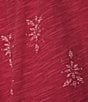 Nurture Embroidered Short Flutter Sleeve Crew Neck Knit Top - Image 4