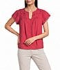 Nurture Flutter Sleeve V-Neck Top - Image 1