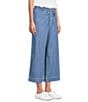 Nurture High Jacquard Dot Rise Pull On Wide Leg Crop Pants - Image 3