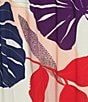 Nurture Leaf Print Short Flutter Sleeve V-Neck A-Line Maxi Dress, Color:Vibrant Forest - Image 3