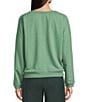 Nurture Long Sleeve Crew Neck Embroidered Knit Top - Image 2