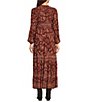 Nurture Long Sleeve Crew Neck Maxi Dress - Image 2