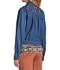 Nurture Long Sleeve Denim Swing Jacket - Image 4