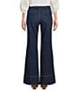 Nurture Patch Pocket High Rise Flare Jeans, Color:Deep Indigo - Image 2