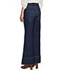 Nurture Patch Pocket High Rise Flare Jeans, Color:Deep Indigo - Image 4