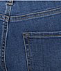 Nurture Petite Mid Rise Embroidered Straight Ankle Jeans - Image 4