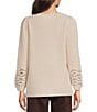 Nurture Petite Size 3/4 Sleeve Crew Neck Sweater - Image 2