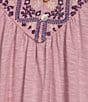 Nurture Petite Size Crew Neckline Short Sleeve V-Neck Top, Color:Corsage - Image 4