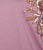 Nurture Petite Size Embroidered Long Sleeve Pullover - Image 4