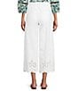 Nurture Petite Size High Rise Embroidered Pull-On Wide Leg Crop Pants - Image 2