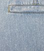 Nurture Plus Size Crop Palazzo Pants, Color:Light Medium Blue - Image 3