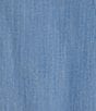 Nurture Plus Size Woven Short Sleeve V-Neck Top, Color:Blue - Image 4
