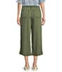 Nurture Pull-On Wide Leg Crop Pants, Color:Light Olive - Image 2