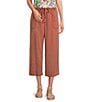 Nurture Pull-On Wide Leg Crop Pants, Color:Hazelnut - Image 1