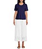 Nurture Ruched Short Sleeve Crew Neck Top - Image 3