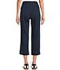Nurture Slub Stretch Denim High Rise Cropped Straight Leg Pants - Image 6