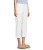 Nurture Stretch Linen Blend Cuffed Straight Leg Crop Pants - Image 3