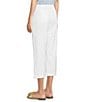 Nurture Stretch Linen Blend Cuffed Straight Leg Crop Pants - Image 4