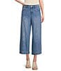 Nurture Wide Leg Crop Pants, Color:Light Blue - Image 1
