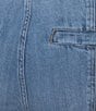 Nurture Wide Leg Crop Pants, Color:Light Blue - Image 4
