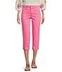 NYDJ Marylin Lift Tuck® Technology Straight Leg Crop Jeans, Color:Honeysuckle - Image 1
