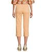 NYDJ Marylin Lift Tuck® Technology Straight Leg Crop Jeans, Color:Apricot - Image 2