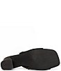Color:Black - Image 5 - Alanah Leather Toe Loop Block Heel Sandals
