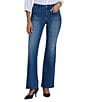 NYDJ Ava Flare Patch Pocket Sure Stretch® Jeans, Color:Cool Marine - Image 1