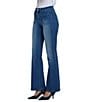 NYDJ Ava Flare Patch Pocket Sure Stretch® Jeans, Color:Cool Marine - Image 3