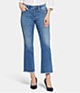 Color:Fairmont - Image 1 - Barbara 5-Pocket Flare Frayed Hem Denim Ankle Bootcut Jeans