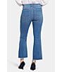 Color:Fairmont - Image 2 - Barbara 5-Pocket Flare Frayed Hem Denim Ankle Bootcut Jeans