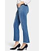 Color:Fairmont - Image 3 - Barbara 5-Pocket Flare Frayed Hem Denim Ankle Bootcut Jeans