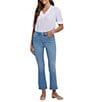 NYDJ Billie Stretch Denim High Rise Lift Tuck® Technology Bootcut Ankle Jeans, Color:Salamanca - Image 4