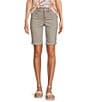 NYDJ Briella Stretch Denim Mid Rise Lift Tuck® Roll Cuff Shorts, Color:Grenada Mist - Image 1