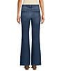 NYDJ Brooklyn Denim High Rise Wide Leg Boot Cut Full Length Jeans - Image 2