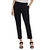 NYDJ Cassidy Ankle Pull-On Trouser Pants, Color:Black - Image 1