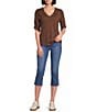 NYDJ Chloe Capri Side Slit Jeans - Image 5