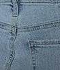 Color:Kingston - Image 4 - Chloe Stretch Denim Mid Rise Straight Leg Capri Jeans