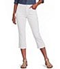 NYDJ Chloe Stretch Denim Straight Leg Capri Jeans - Image 5