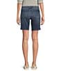 NYDJ Ella Straight Side Slit Denim Shorts, Color:Rio Rapids - Image 2