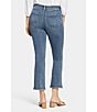 Color:Prelude - Image 2 - High Rise Slim Cropped Flared Stretch Denim Jeans