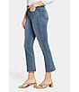 Color:Prelude - Image 3 - High Rise Slim Cropped Flared Stretch Denim Jeans