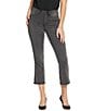 NYDJ High Rise Slim Cropped Stretch Denim Jeans, Color:Destiny - Image 1