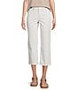 NYDJ High Rise Straight Leg Relaxed Fit Cropped Stretch Denim Jeans, Color:Beach Cruise Stripe - Image 1