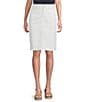 NYDJ Hollywood High Waist 4-Pocket Style Stripe A-Line Skirt, Color:Palencia Stripe - Image 1