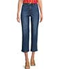 Color:Rockford - Image 1 - Joni Relaxed High Rise Slim Fit Stretch Capri Denim Jeans