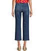 Color:Rockford - Image 2 - Joni Relaxed High Rise Slim Fit Stretch Capri Denim Jeans